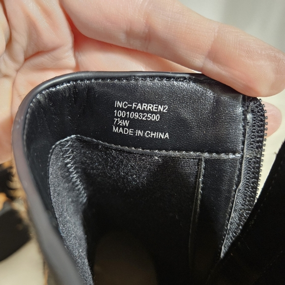 INC. International Concepts - Leopard Print Fur Dyed Booties - Picture 8 of 16